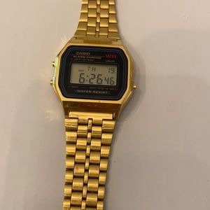Gold Casio Watch